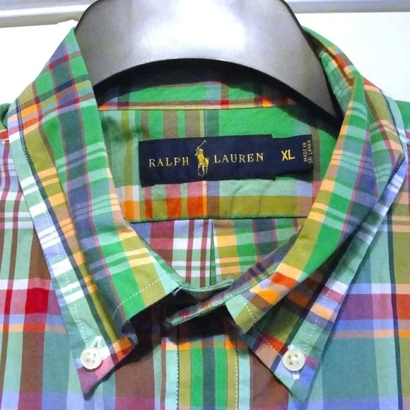 Polo by Ralph Lauren ラガーシャツ XL Ralph Lauren ラガーシャツ XL 刺繍ロゴ ワンポイントロゴ トップス